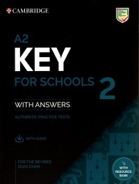 A2 Key for Schools 2 Students Book - okładka podręcznika