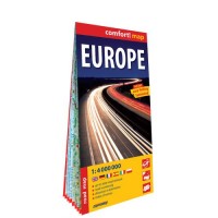 Comfort! Europa mapa samochodowa - okładka książki