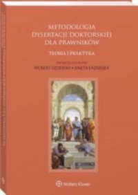 Metodologia dysertacji doktorskiej - okładka książki