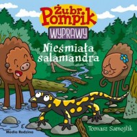 Żubr Pompik. Nieśmiała salamandra - okładka książki