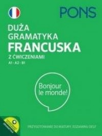 Duża gramatyka francuska z ćwiczeniami - okładka podręcznika