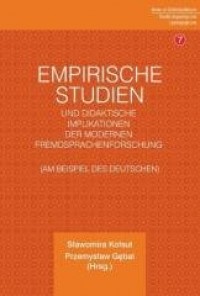 Empirische Studien und didaktische - okładka książki