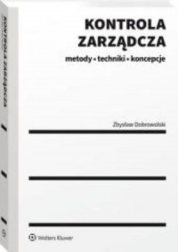 Kontrola zarządcza - okładka książki