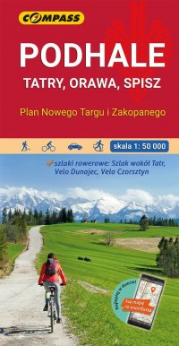 Mapa - Podhale, Tatry, Orawa, Spisz - okładka książki