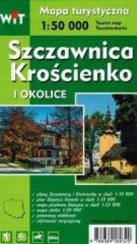 Mapa tur. - Szczawnica, Krościenko - okładka książki