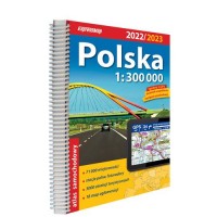 Polska atlas samochodowy 1:300 - okładka książki