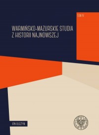 Warmińsko-mazurskie studia z historii - okładka książki