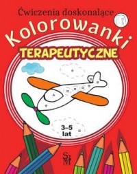 Kolorowanki terapeutyczne dla dzieci - okładka książki