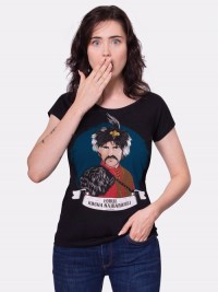 Koszulka damska Bohun czarna S - zdjęcie akcesoriów