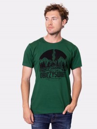 Koszulka męska Obieżyświat zielona - zdjęcie akcesoriów