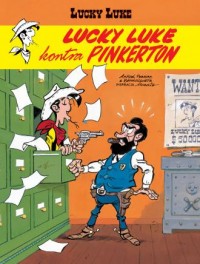 Lucky Luke kontra Pinkerton - okładka książki