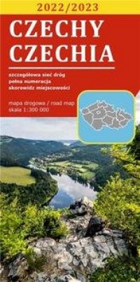 Mapa drogowa Czechy 1:440 000 lam - okładka książki