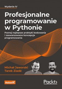 Profesjonalne programowanie w Pythonie. - okładka książki