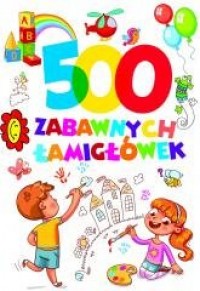 500 zabawnych łamigłówek - okładka książki