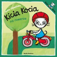 Kicia Kocia na rowerze - okładka książki