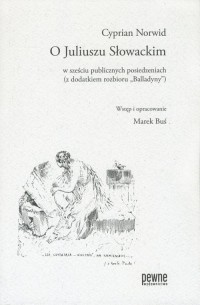 O Juliuszu Słowackim - okładka książki