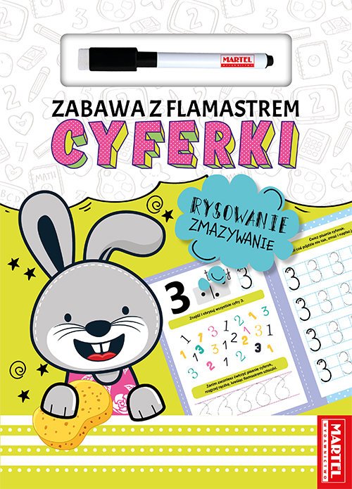 Zabawa z flamastrem. Cyferki - okładka książki