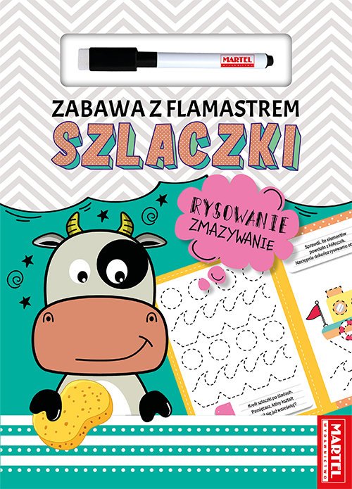Zabawa z flamastrem. Szlaczki - okładka książki
