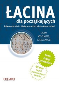 Łacina dla początkujących - okładka podręcznika
