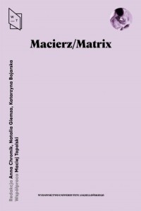 Macierz/Matrix - okładka książki