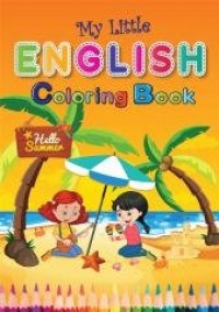 My Little English Coloring Book - okładka książki