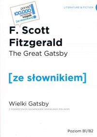 The Great Gatsby / Wielki Gatsby - okładka podręcznika