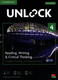 Unlock 4 Reading, Writing and Critical - okładka podręcznika