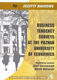 Business tendency surveys at the - okładka książki