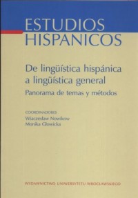 De linguistica hispanica a linguistica - okładka książki