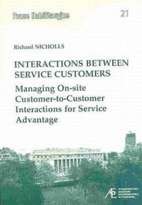 Interactions between service customers - okładka książki