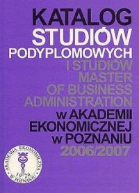 Katalog studiów podyplomowych na - okładka książki