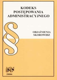 Kodeks postępowania administracyjnego - okładka książki