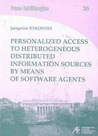 Personalized access to heterogeneous - okładka książki