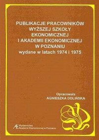 Publikacje pracowników Wyższej - okładka książki