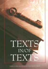 Texts in/of Texts - okładka książki