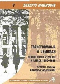 Transformacja w usługach. Sektor - okładka książki