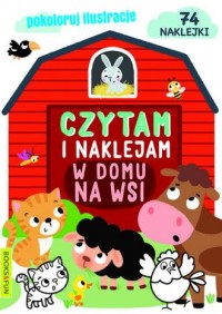 Czytamy i naklejamy. W domu-Na - okładka książki