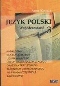 Język polski. Klasa 3. LO. Uzupełniająca - okładka podręcznika