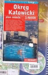Plan miasta - Okręg Katowicki + - okładka książki