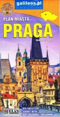 Plan miasta - Praga 1 : 10 000 - okładka książki