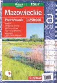 Podróżownik Mazowieckie 1:250 000 - okładka książki
