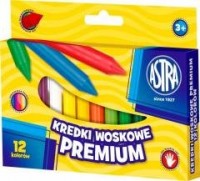 Kredki woskowe Premium 12 kolorów - zdjęcie produktu