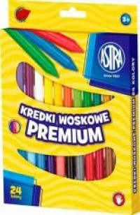 Kredki woskowe Premium 24 kolory - zdjęcie produktu