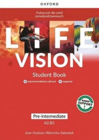 Life Vision Pre-Intermediate SB+e-book+mutimedia - okładka podręcznika