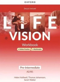 Life Vision Pre-Intermediate WB+online+multimedia - okładka podręcznika