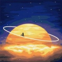 Malowanie po numerach - Wokół Saturna - zdjęcie produktu