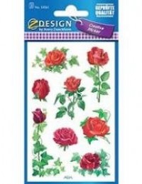 Naklejki z kwiatami - Róża 1 - zdjęcie produktu