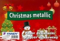 Papier dekoracyjny Christmas metallic - zdjęcie produktu