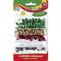 Confetti cekiny mix świąteczny - zdjęcie produktu