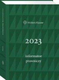 Informator Prawniczy 2023 zielony - okładka książki